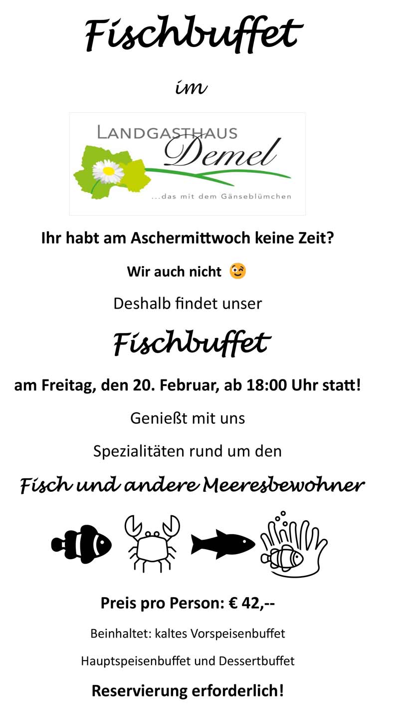 Einladung-Fischbuffet
