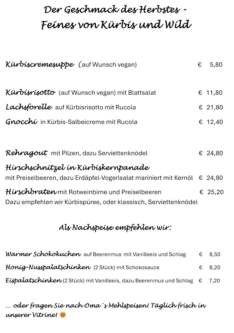 Kürbis- & Wildkarte 2026